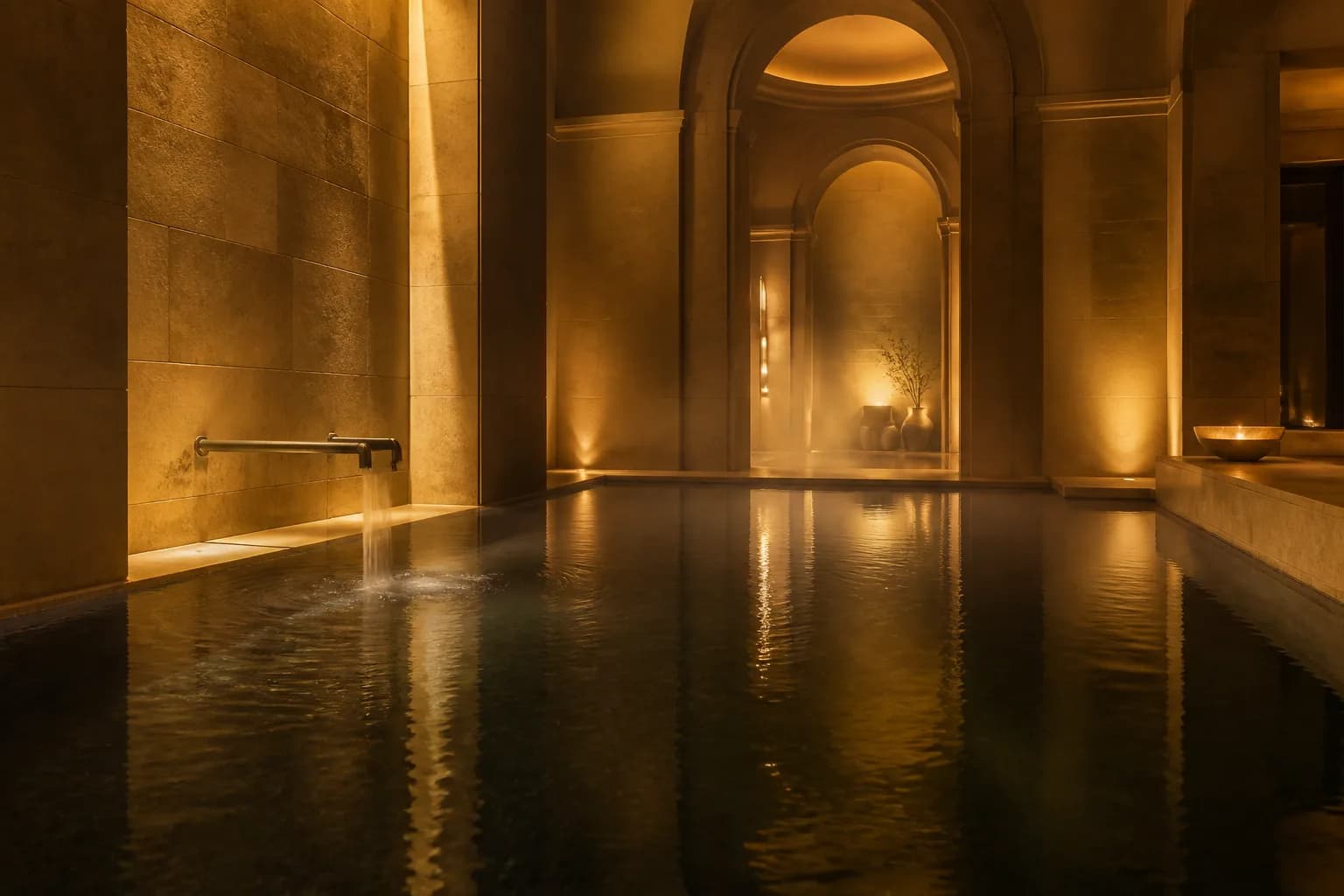 Indoor wellness pool